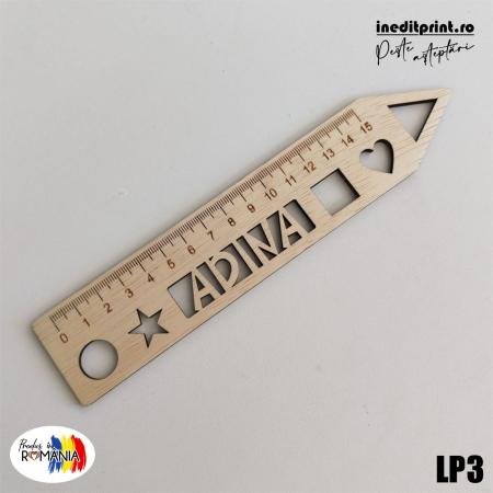 Liniar personalizat nume + cartonas decorativ LP3 [3]