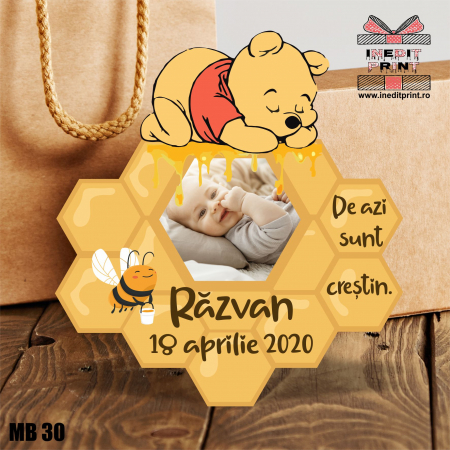 Botez - Mărturie Botez Winnie the Pooh MB30