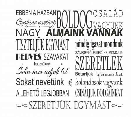 Sticker A haz szabalyai SP12 [1]