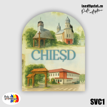 Suveniruri - Magnet de frigider Chiesd SVC1