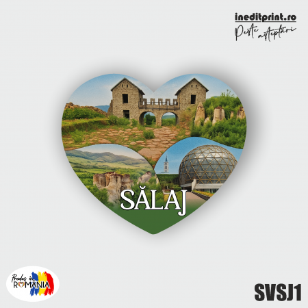 Salaj - Magnet de frigider judetul Sălaj SVSJ1