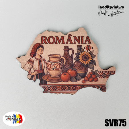 Magneti - Magnet de frigider Romania SVR75