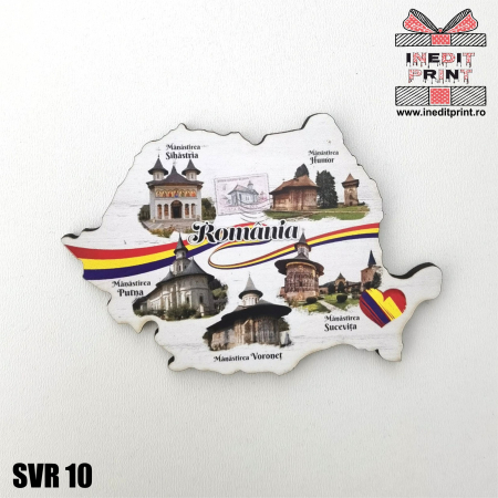 Romania - Magnet de frigider Manastiri din Romania SVR10