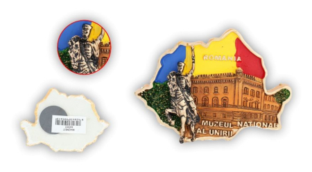 Decorațiuni - Magnet de frigider Tricolor Romania SVR19