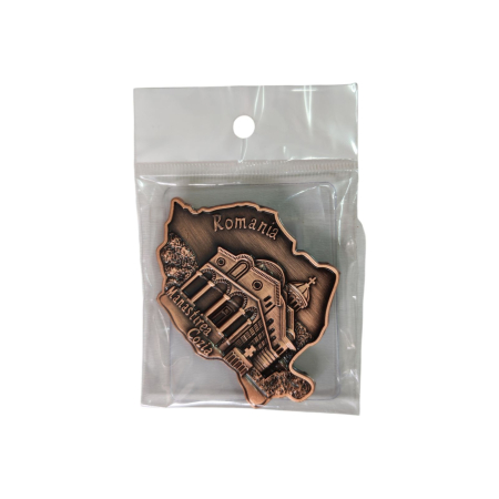 Magnet metalic Manastirea Cozia alama SVR151 [3]