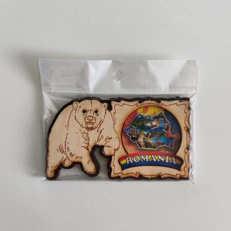 Magnet Urs si Harta Romaniei SVR122 [1]