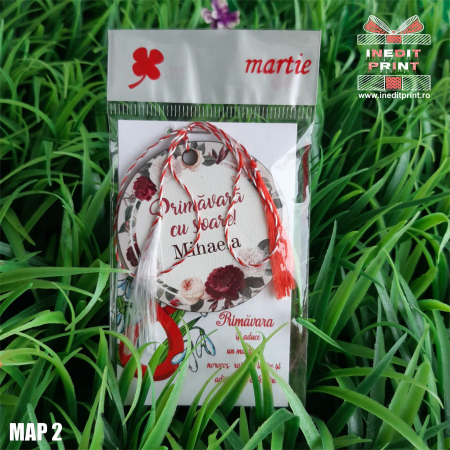 8 Martie - Martisor personalizat Flowers MAP2