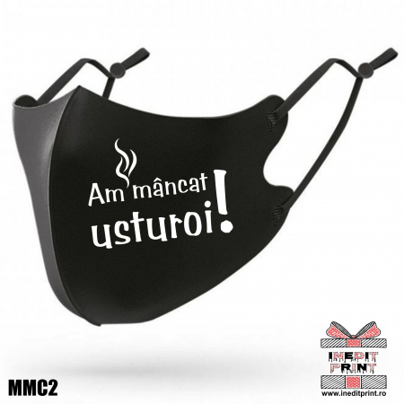 Măști de protecție - Mască personalizată Am mâncat usturoi! MMC2