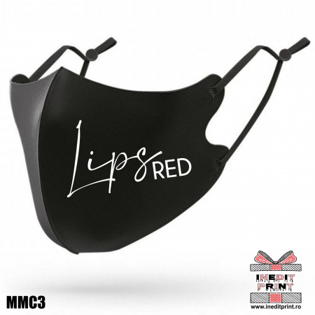 Măști de protecție - Mască personalizată Lips red MMC3