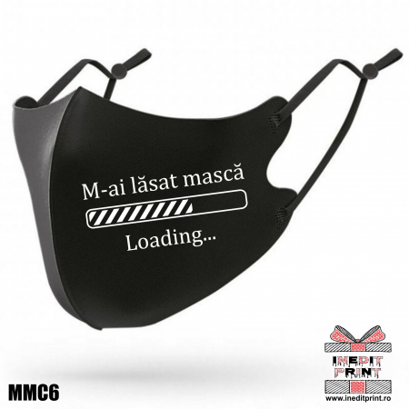 Măști de protecție - Mască personalizată M-ai lăsat mască MMC6