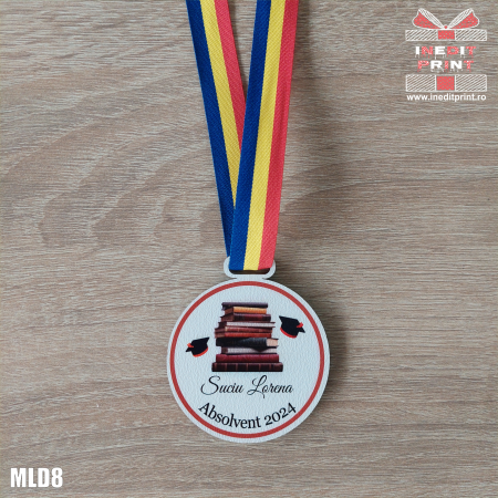 Trofee - Medalie personalizată ”Absolvenți” MLD8