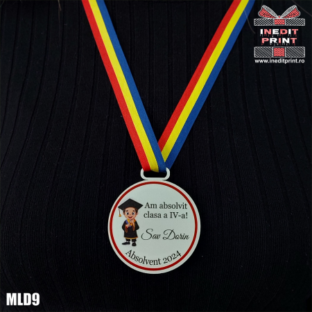 Medalie personalizată ”Am absolvit!” MLD9 [1]