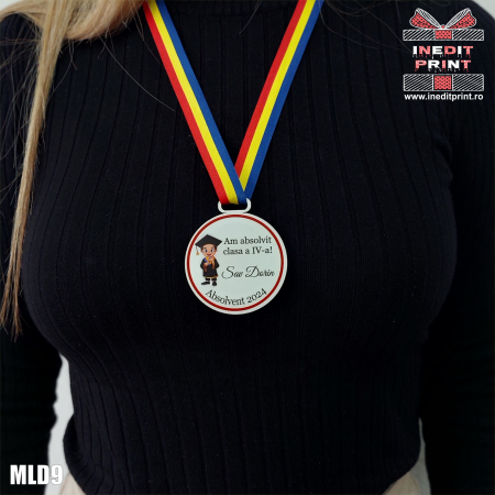 Trofee - Medalie personalizată ”Am absolvit!” MLD9
