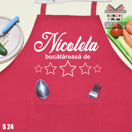 Sort personalizat Bucatareasa de 5 stele S24