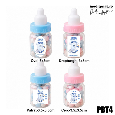 Pachet Botez - punga si eticheta personalizata PBT4 [2]