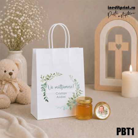 Botez - Pachet Botez - punga si eticheta personalizata PBT1