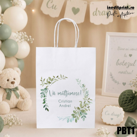 Pachet Botez - punga si eticheta personalizata PBT1 [1]