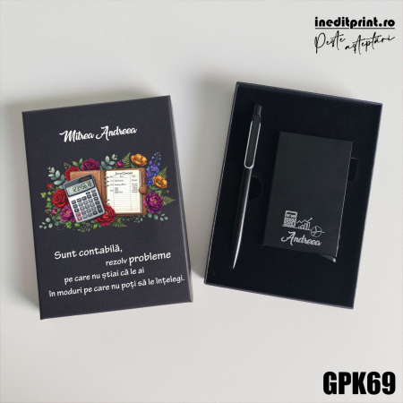 Pachet Cadou Personalizat Contabila GPK69
