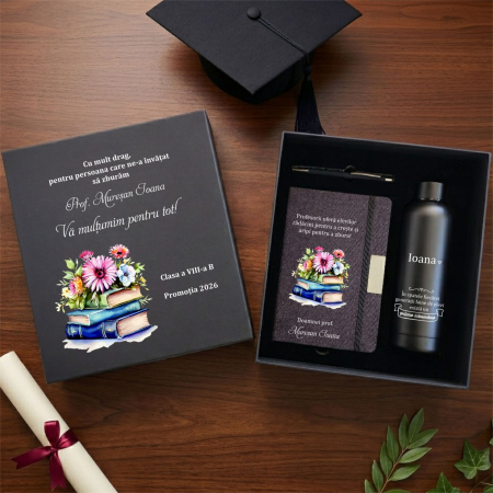 Pachet Cadou Personalizat Profesori Bleumarin GPK42