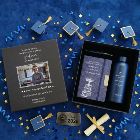 Pachete Cadou - Pachet Cadou Personalizat Profesori Bleumarin GPK43