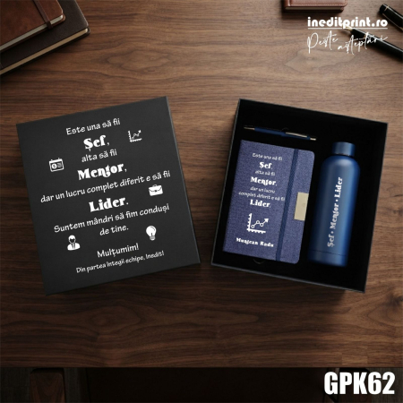 Pachet Cadou Personalizat Sef GPK62