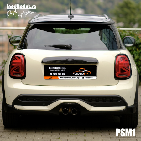 PACHET suport si placuta auto personalizata PSM1 [1]