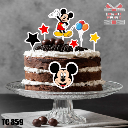 Personaje - Pachet toppere tort UV Mickey Mouse TC859