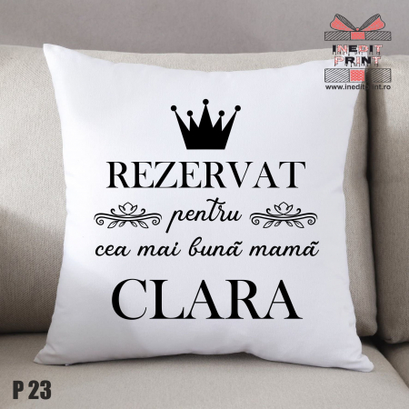 Perne - Perna Personalizata Cea mai buna mama P23