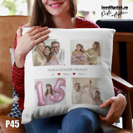 Perne - Perna Personalizata Familie P45
