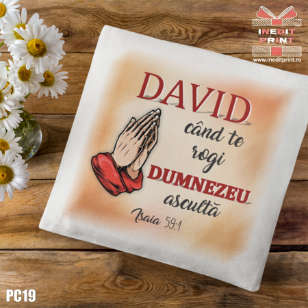 Perne - Pernă Personalizată ”Isaia 59:1” PC19