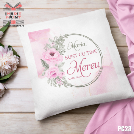 Perne - Pernă Personalizată ”Matei 28:20” PC23