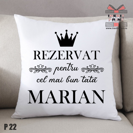 Perne - Perna Personalizata Cel mai bun tata P22