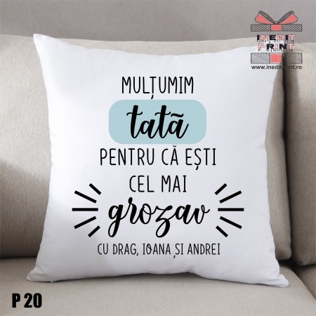 Perne - Perna Personalizata Tata grozav P20