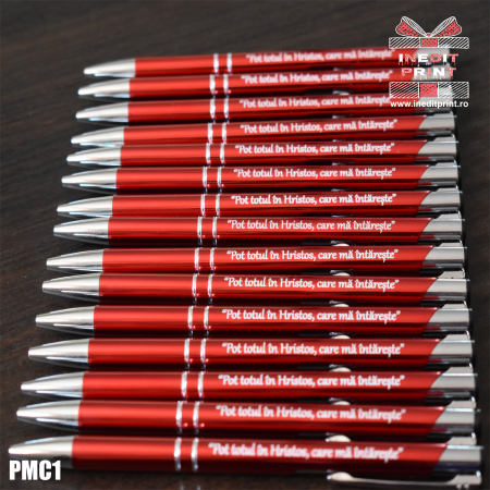 Pix metalic personalizat prin gravare laser PMC1
