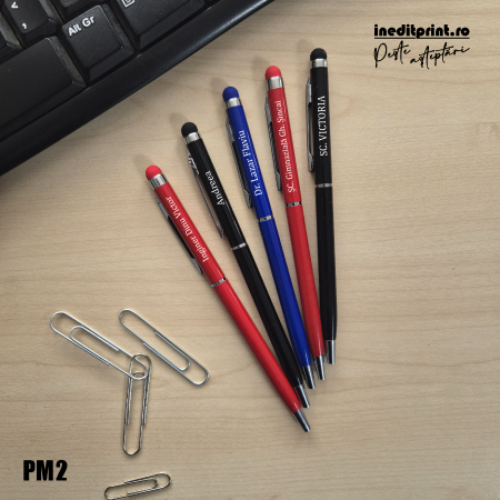 Pix metalic stylus pentru ecrane personalizat PM2 [2]
