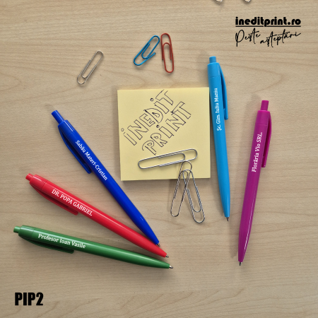 Instrumente de scris - Pix plastic personalizat PIP2