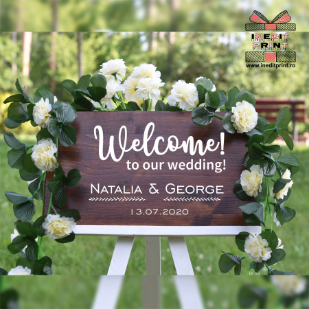Plăcută Întâmpinare "Welcome" Personalizată PN42 [2]