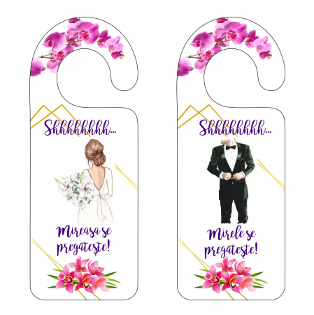 Agățători pentru ușă - Set Agățători decorative pentru ușă AU1