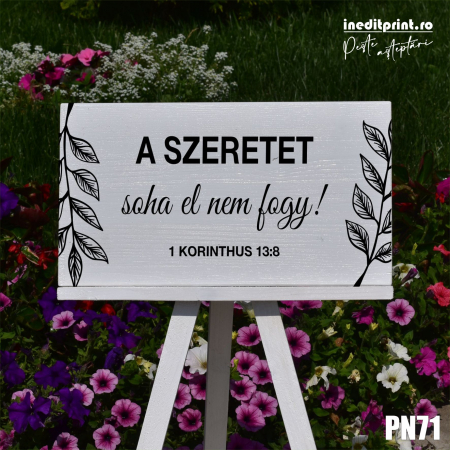 Evenimente - Plăcută Întâmpinare Verset Personalizată PN71