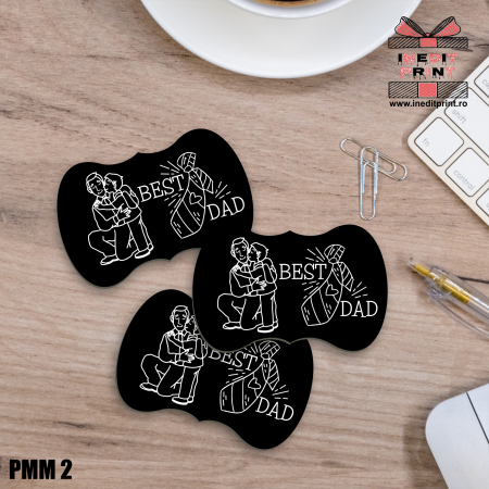 Plăcuță Mesaj Best Dad PMM2 [1]