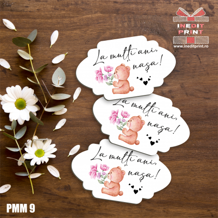 Plăcuțe mesaje - Plăcuță Mesaj La multi ani PMM9