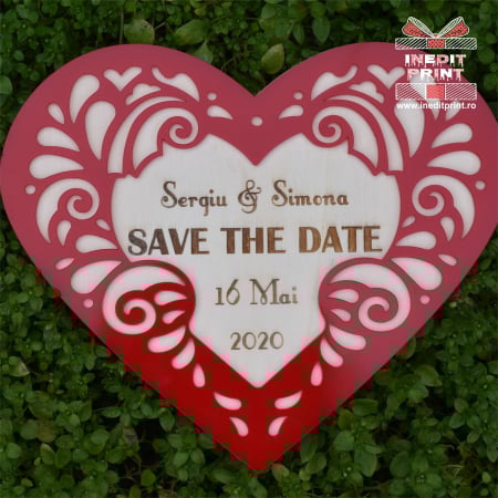 Save The Date - Placuta personalizata Save The Date STD3