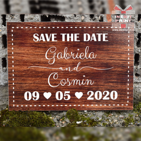 Placuta personalizata Save The Date STD5 [1]