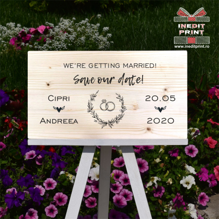 Placuta personalizata Save The Date STD10 [4]