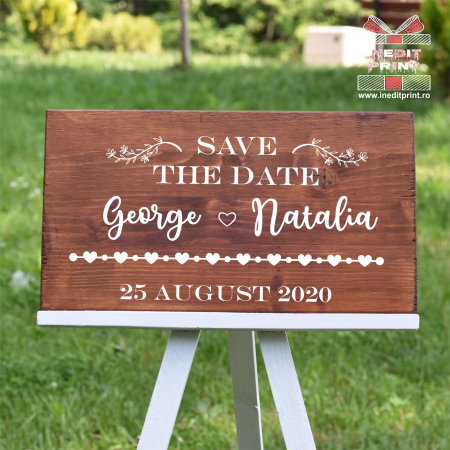 Placuta personalizata Save The Date STD8 [2]