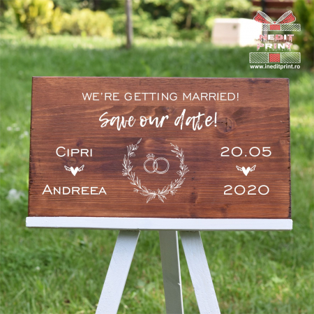 Placuta personalizata Save The Date STD10 [2]
