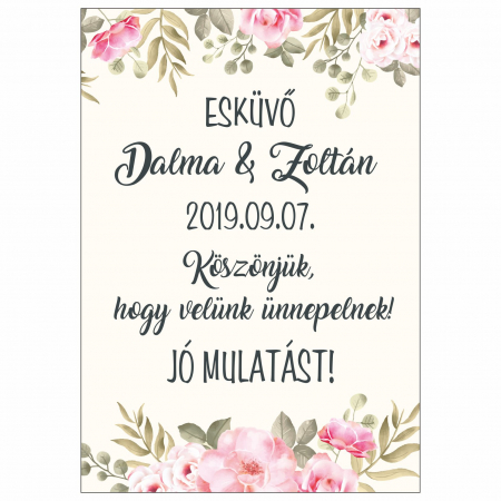 Plăcuțe de întâmpinare - Plăcută întâmpinare Personalizată PN34