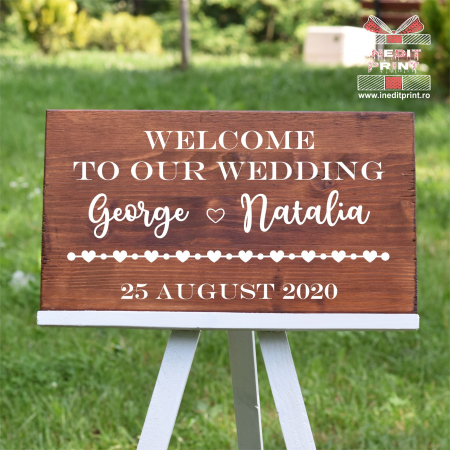 Plăcută Întâmpinare "Welcome" Personalizată PN43 [1]