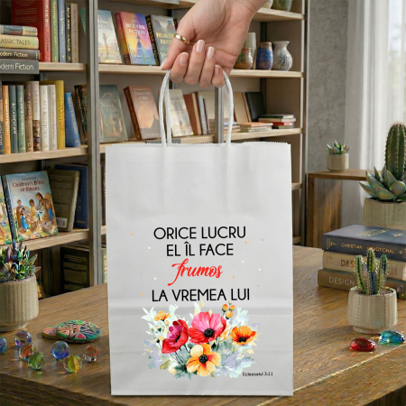 Pungi Cadou - Punga Cadou Orice lucru EL il face frumos PHCP4