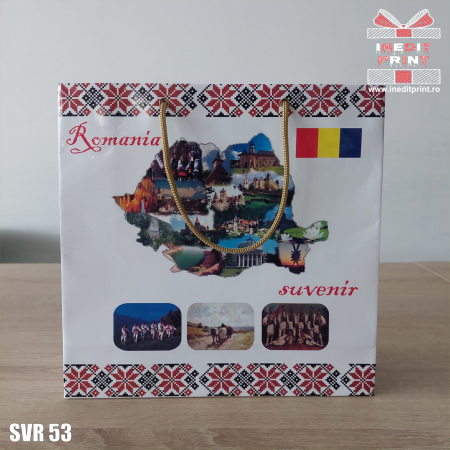 Pungi - Pungă cadou ”Suvenir România” SVR53